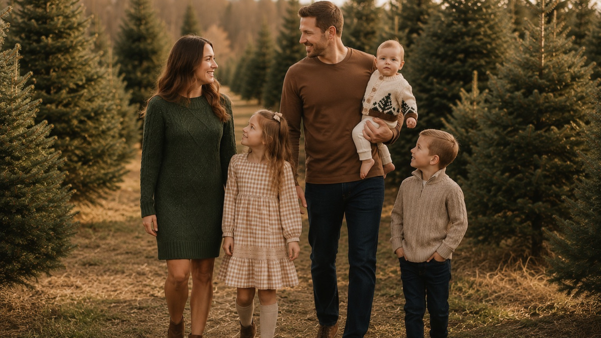 What to Wear for Family Christmas Photos: 2026 Outfit Ideas That Coordinate, Not Match