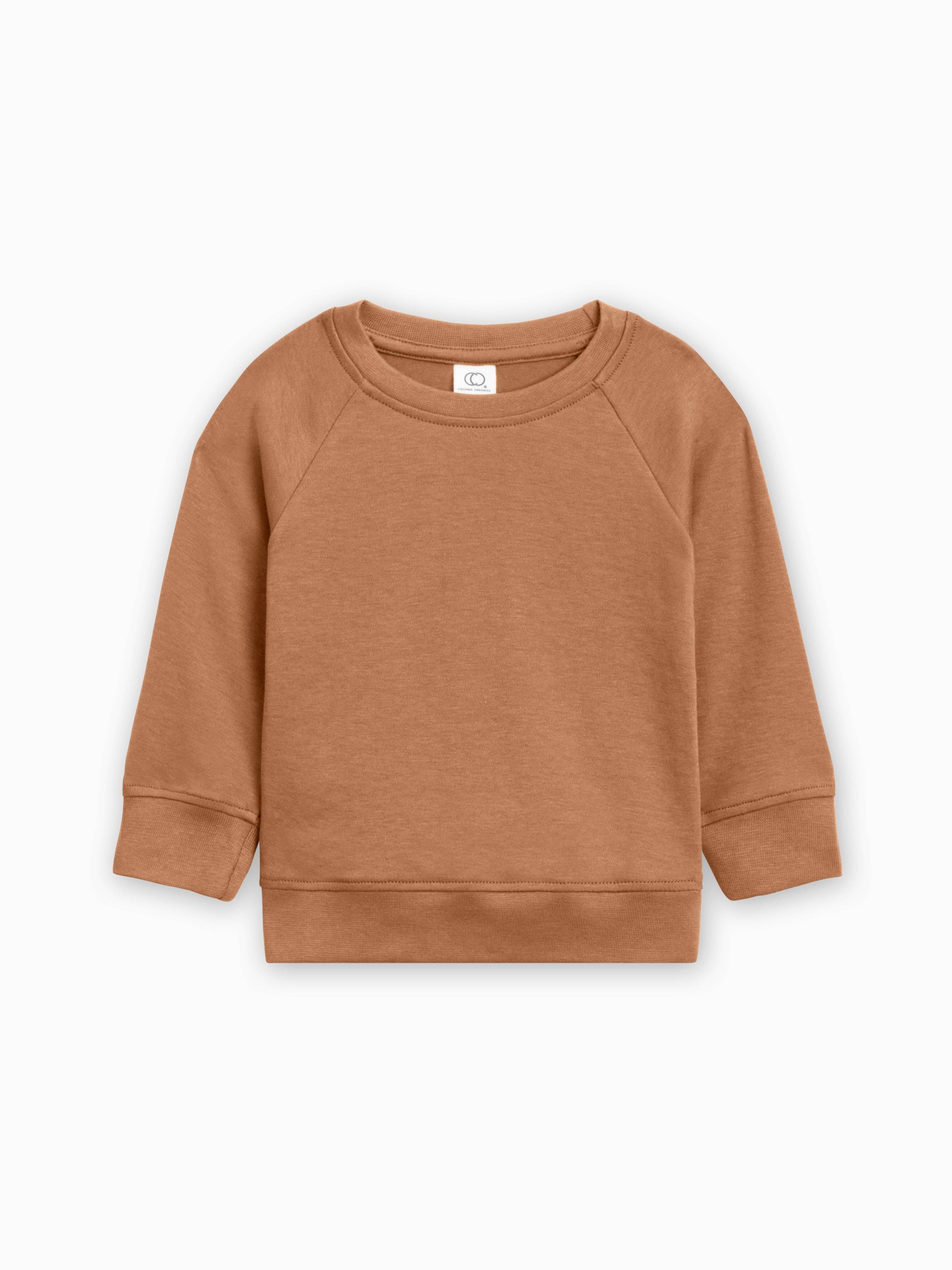 Brown sweatshirt on a white background
