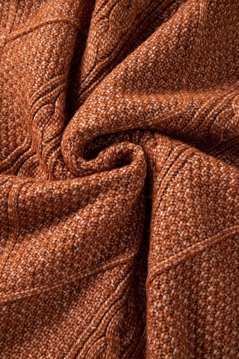 Close-up of brown textured fabric